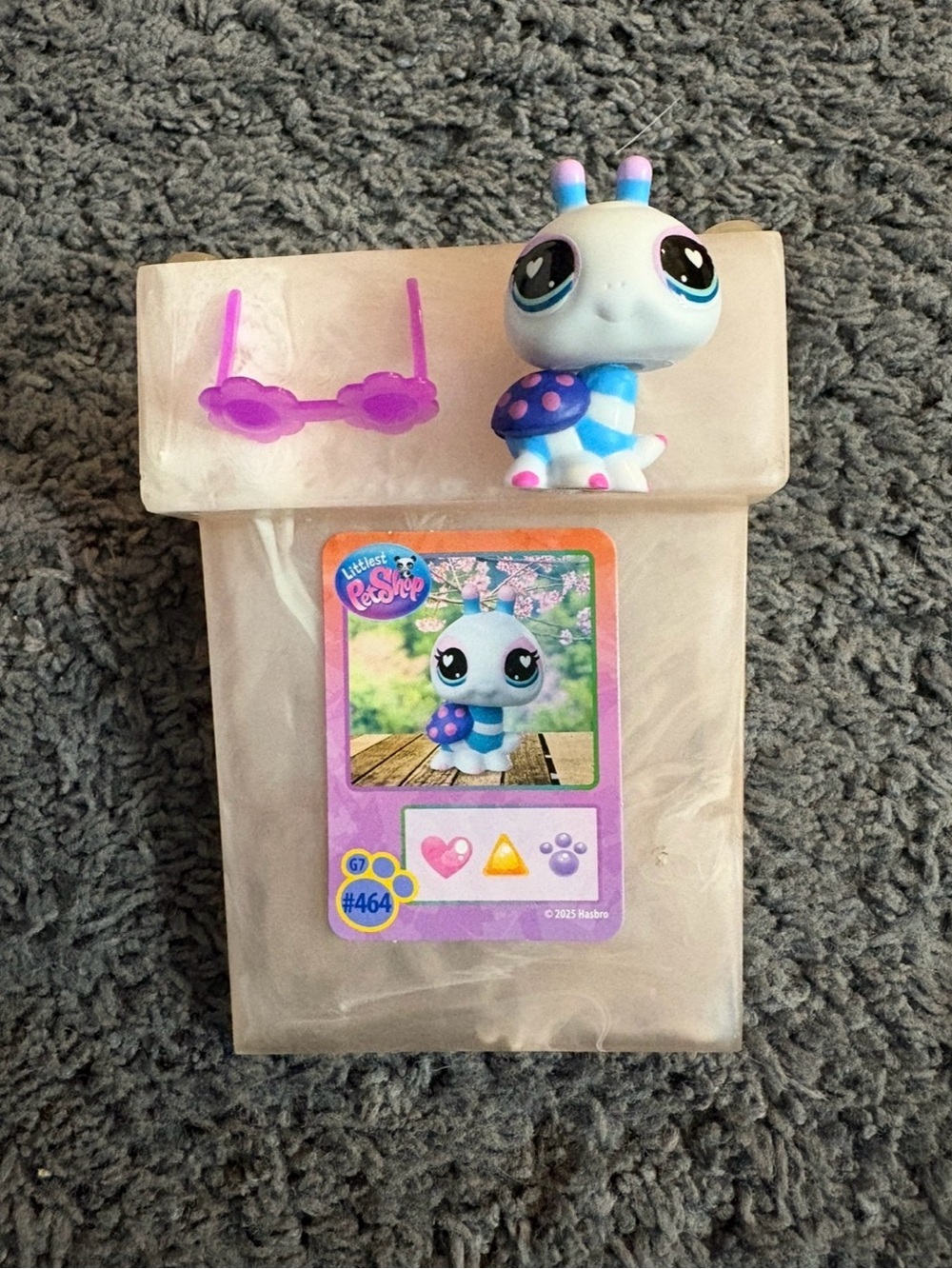 NWOT Littlest Pet Shop Bug with Glasses #464
